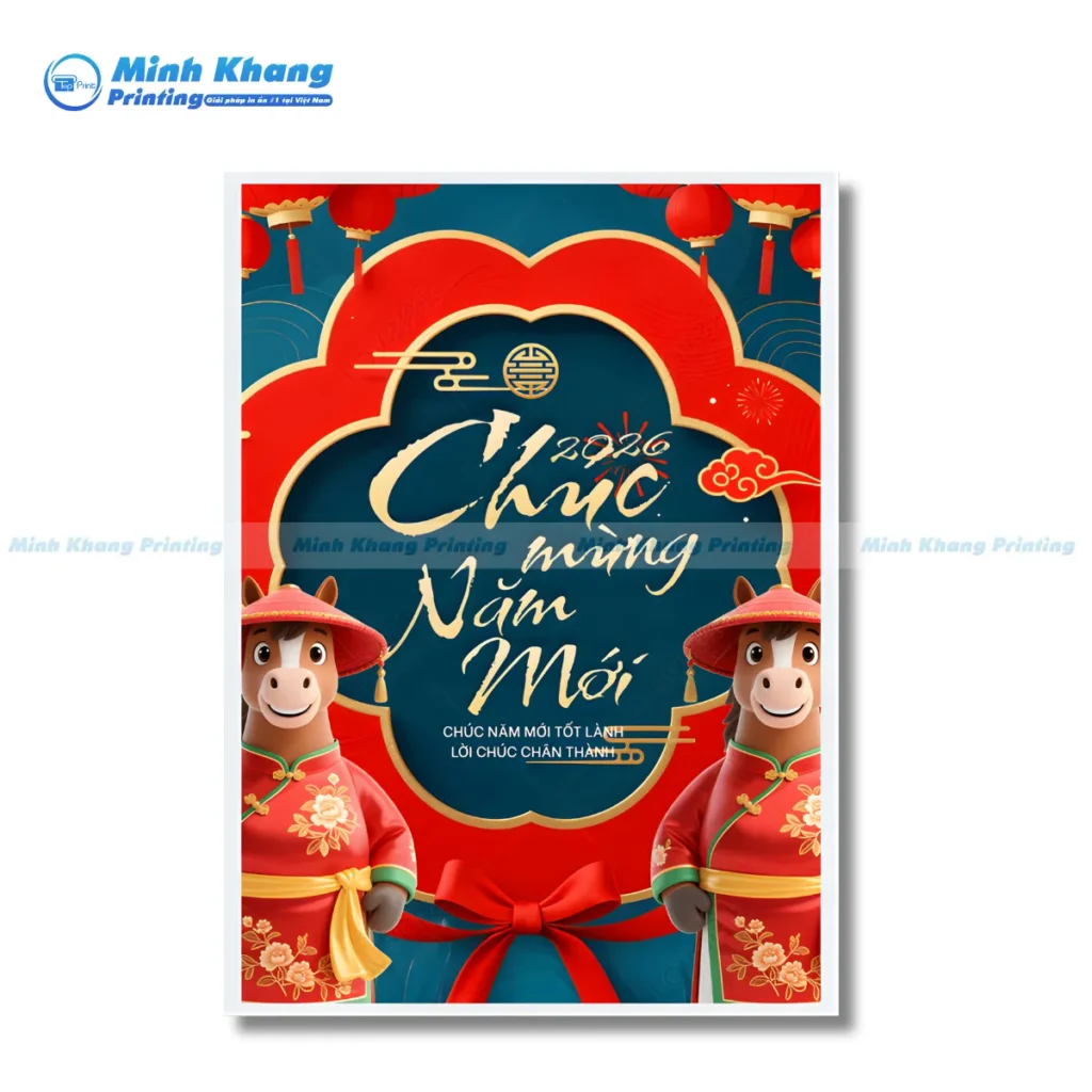 Các Chất Liệu In Poster Tết 2026 Phổ Biến Và Bền Màu