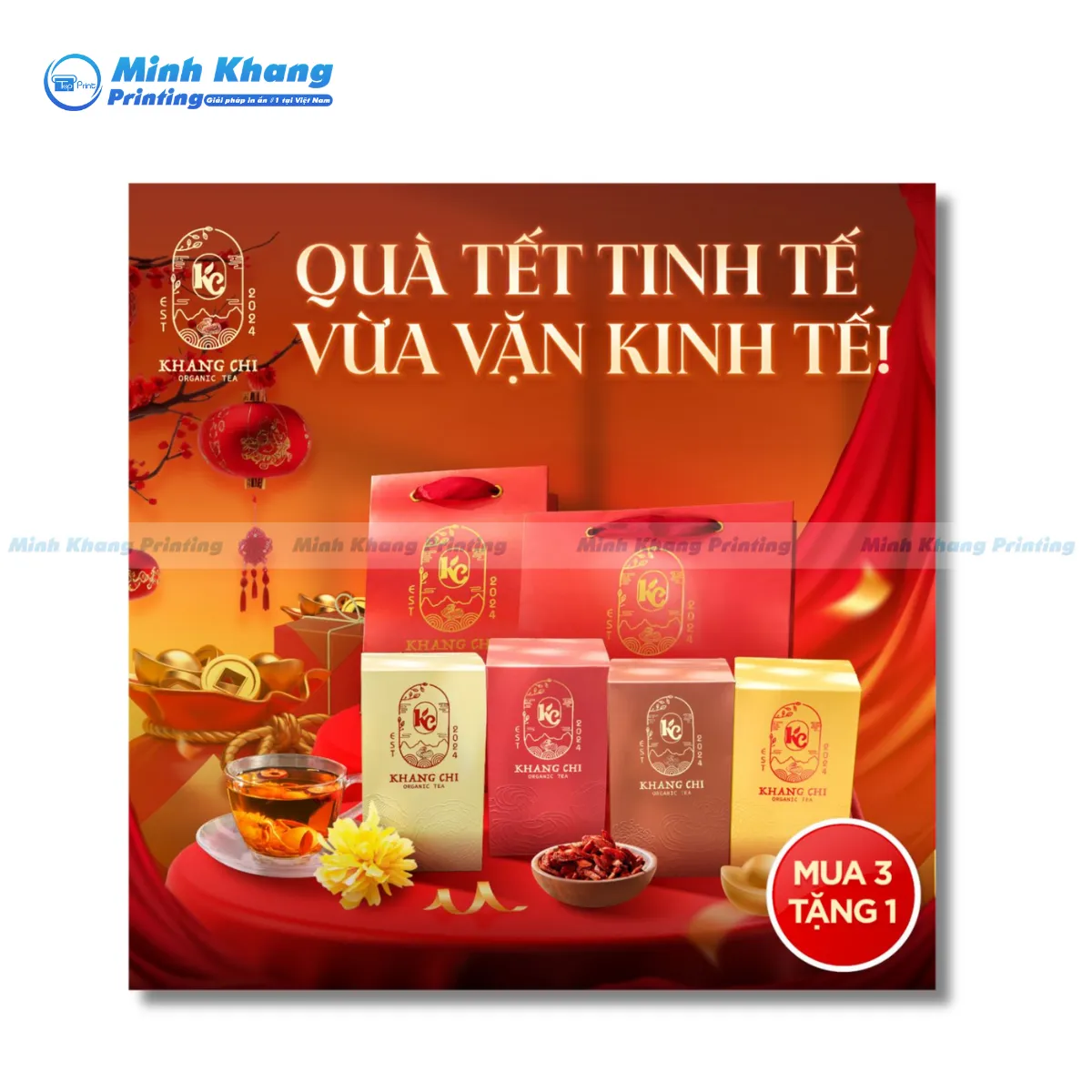 Mẫu poster giới thiệu sản phẩm quà tết