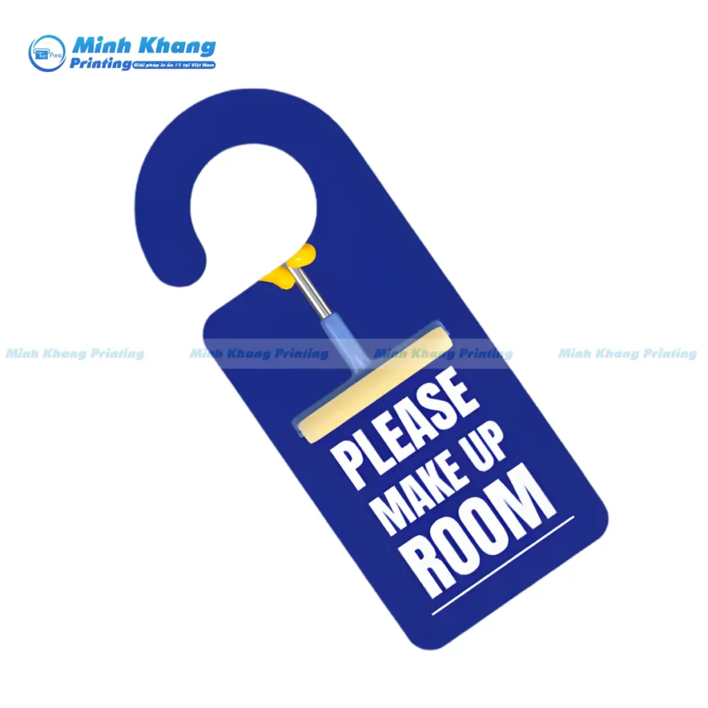 Mẫu tag treo nhựa định hình theo yêu cầu mô phỏng chính xác cho khách sạn