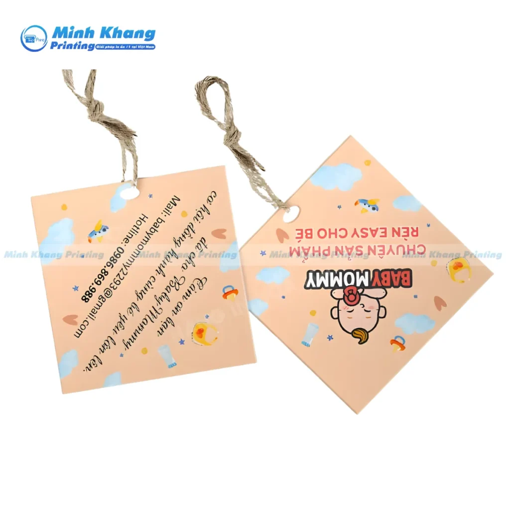Quy Trình In Tag Treo Bài Bản Tại Công Ty Minh Khang