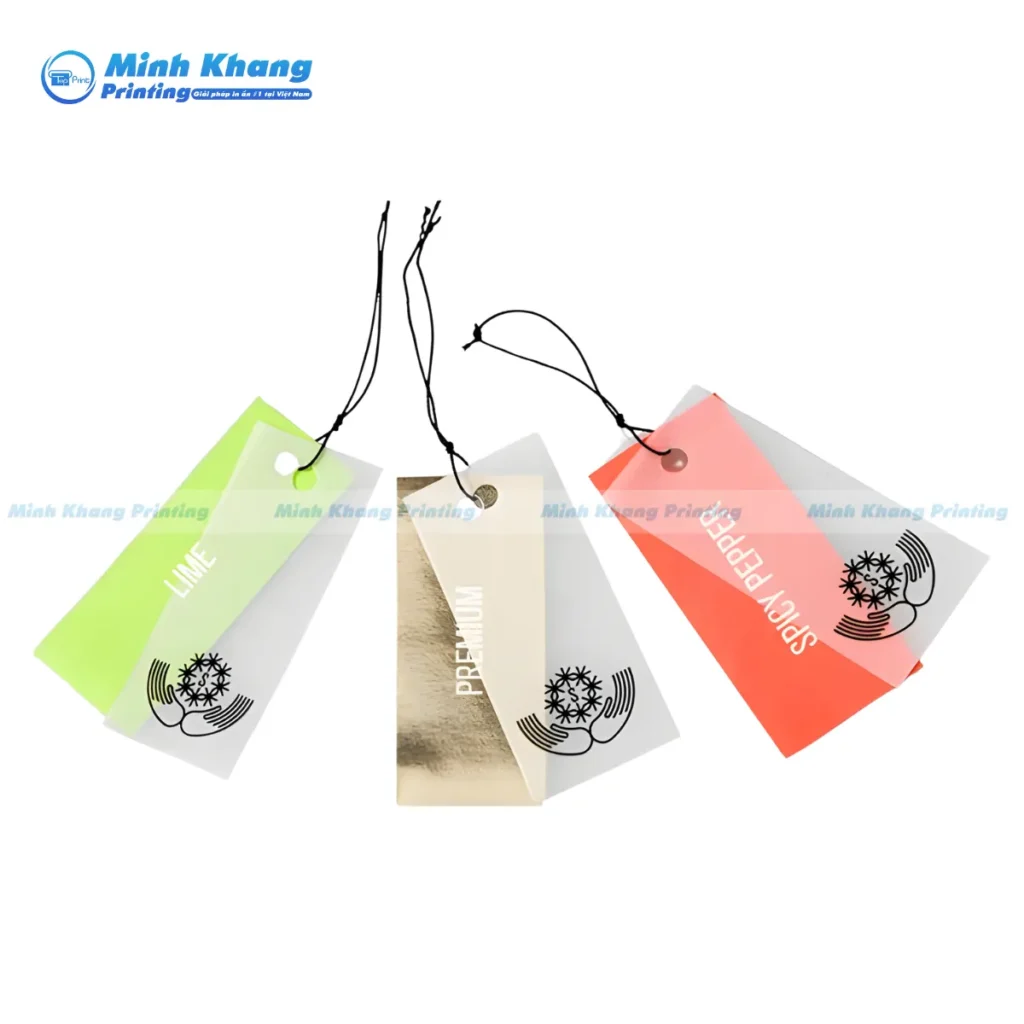 Mẫu mác treo nhựa dẻo in UV giữ màu cực tốt, là giải pháp tối ưu cho các dòng sản phẩm ngoài trời