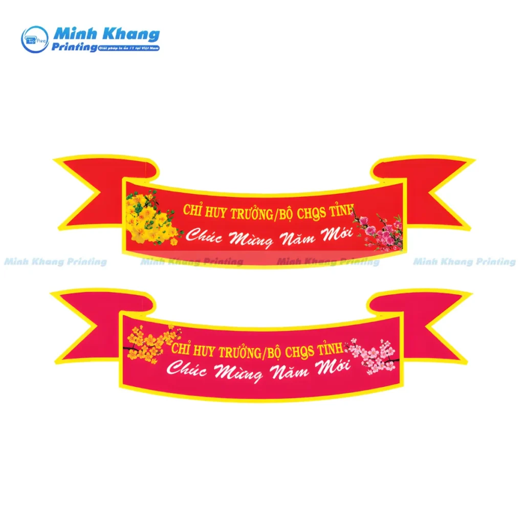 Mẫu decal dán giỏ quà chất liệu Decal nhựa, chống nước hoàn hảo cho giỏ quà có rượu