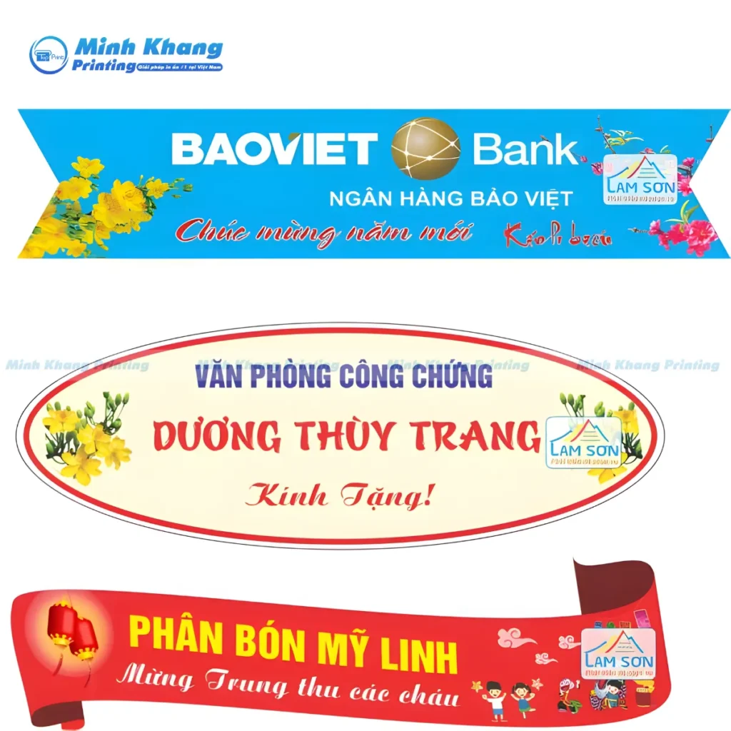Mẫu tem dán sản phẩm có khu vực điền thông tin người gửi, tăng tính cá nhân hóa