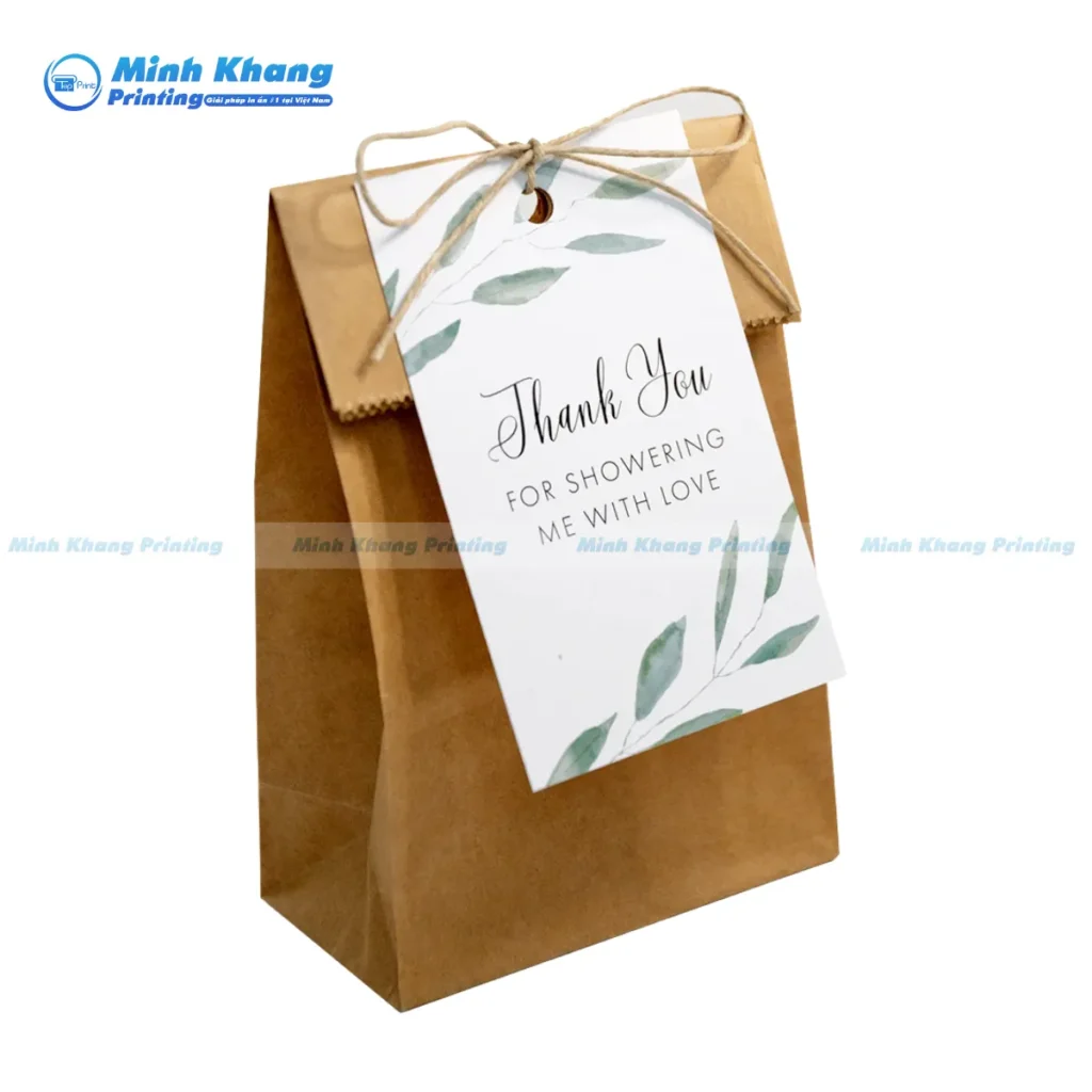 Mẫu thẻ cảm ơn phối màu Pastel dịu mắt mang lại cảm giác dễ chịu, thanh lịch cho người nhận quà