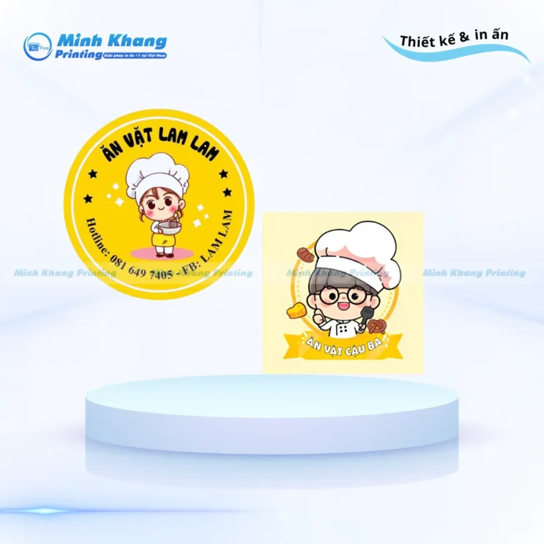 In Logo Dán Theo Yêu Cầu, Giá Rẻ HCM & Hà Nội