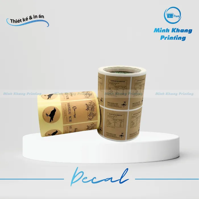 In Decal Giấy Kraft Giá Rẻ & Uy Tín & Chất Lượng Tại HCM