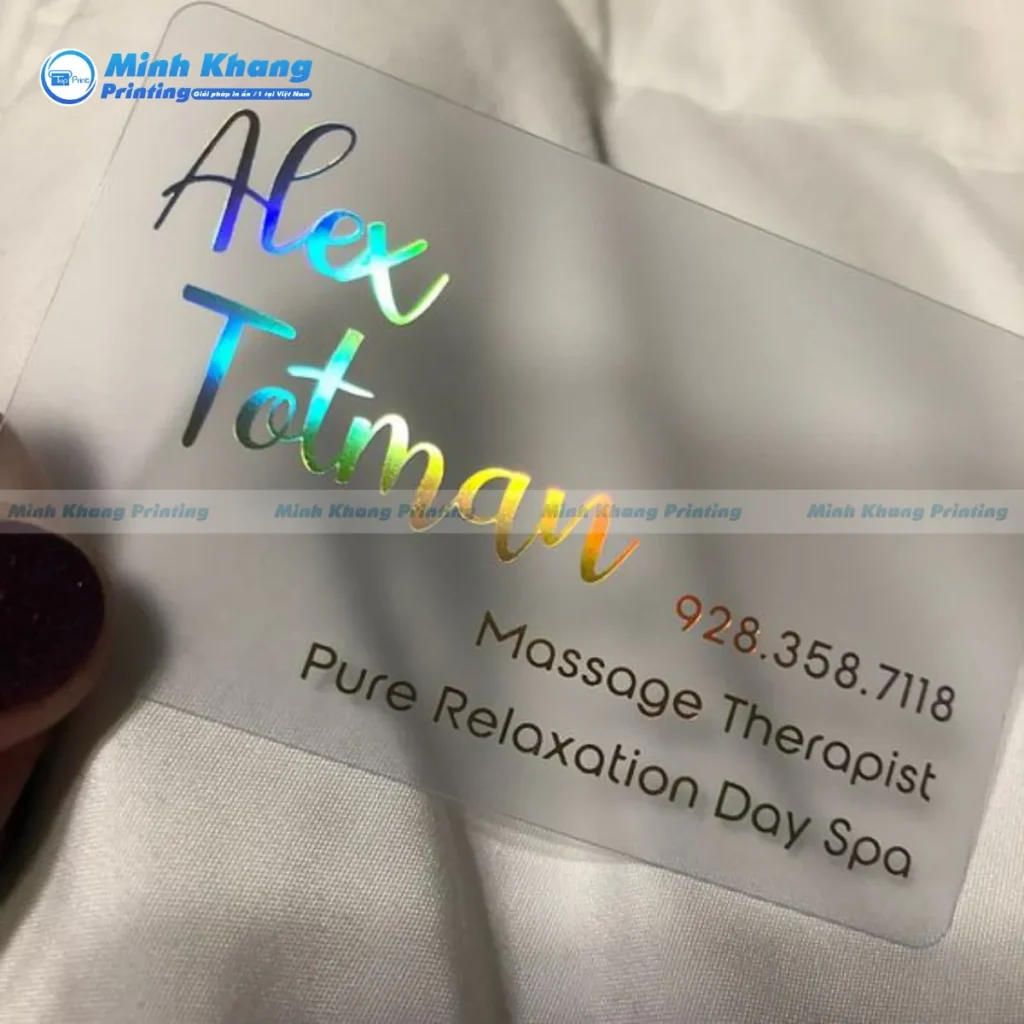 Ép Kim Hologram – Hiệu Ứng 7 Màu Độc Đáo