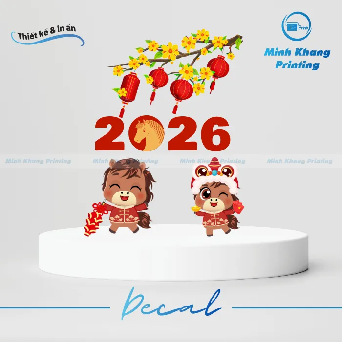 In Decal Trang Trí Cửa Kính Tết Giá Rẻ Tại TPHCM & Hà Nội