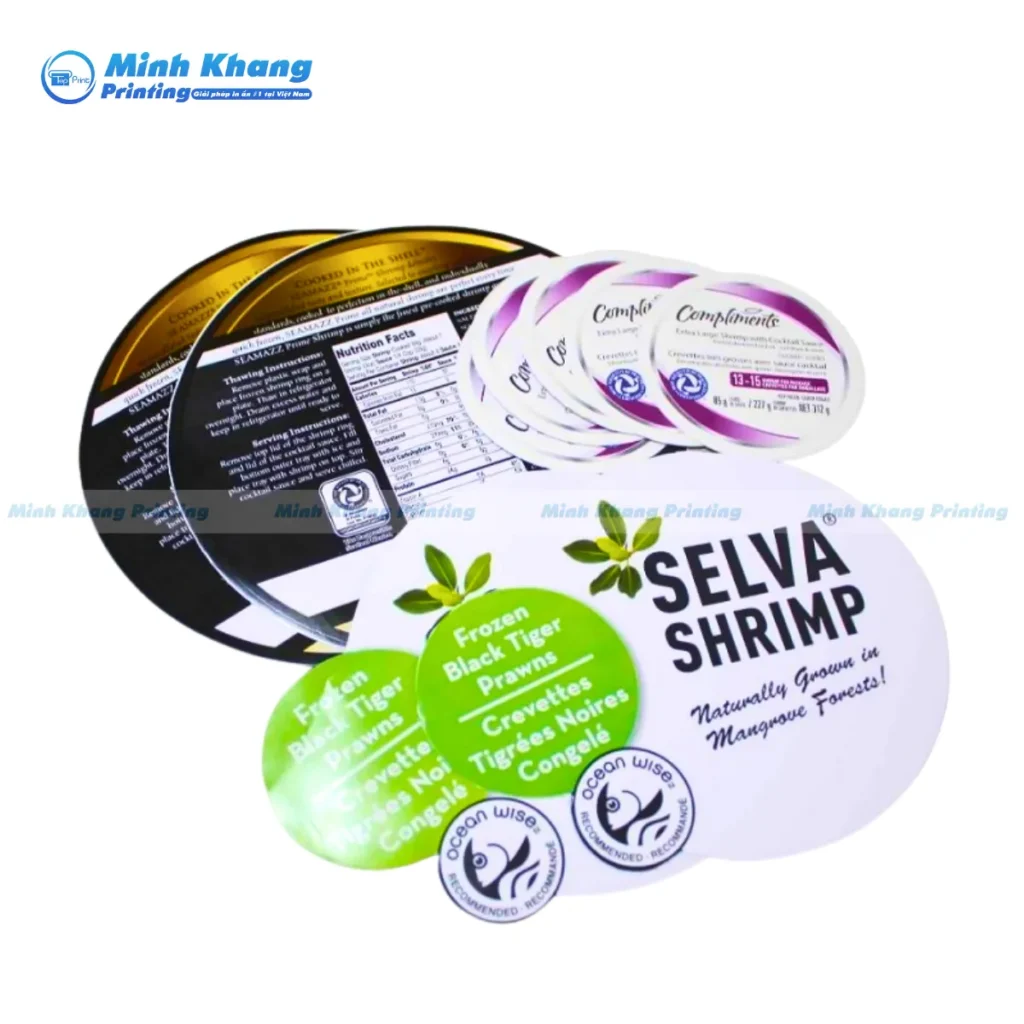 Mẫu tem tròn bế demi tinh tế giúp người dùng dễ dàng lột dán nhanh chóng trên mọi bề mặt