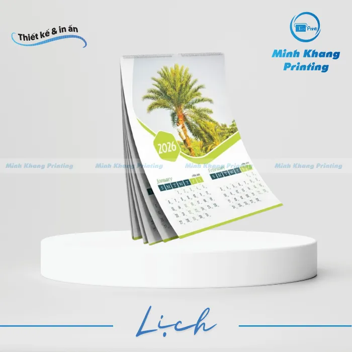 In Lịch Treo Tường Giá Rẻ, Theo Yêu Cầu TPHCM & Hà Nội