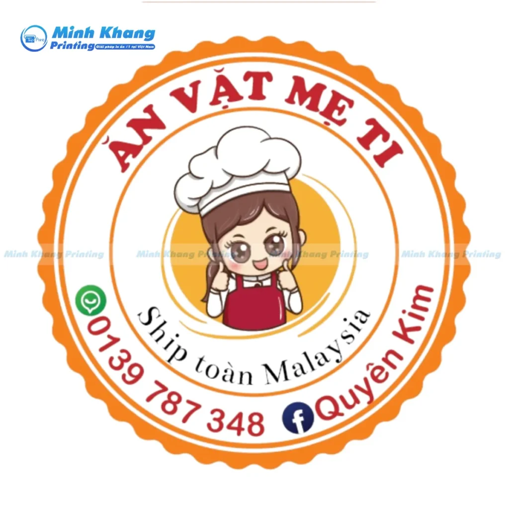 Quy Cách In Logo Ăn Vặt Chuyên Nghiệp, Bền Đẹp 