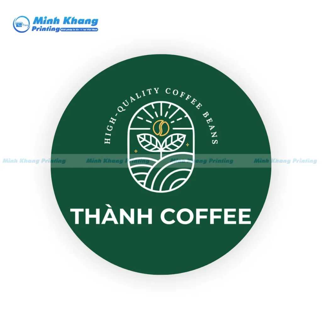 Tại Sao Quán Cafe Nhỏ Nên Ưu Tiên Dùng Logo Dán?