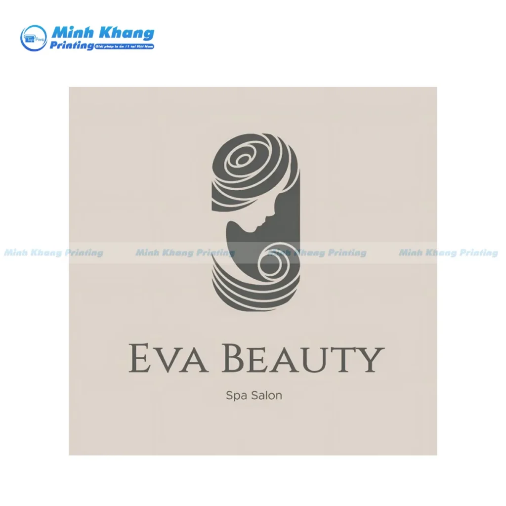 Mẫu logo spa kết hợp biểu tượng ngón tay chăm sóc thể hiện sự nâng niu và kỹ thuật điêu luyện