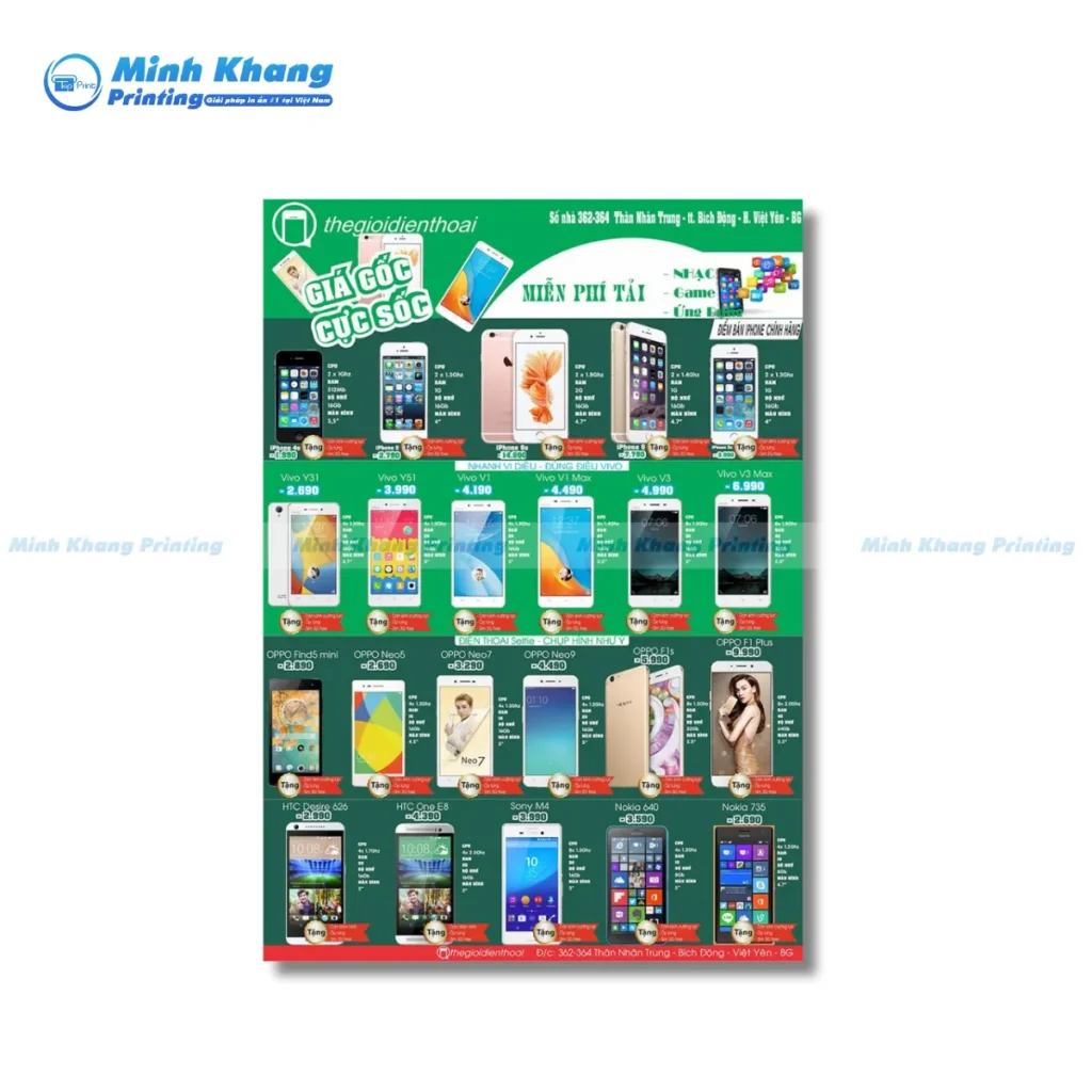 Các Yếu Tố Vàng Cần Có Trên Một Mẫu Tờ Rơi Điện Thoại Chuyên Nghiệp