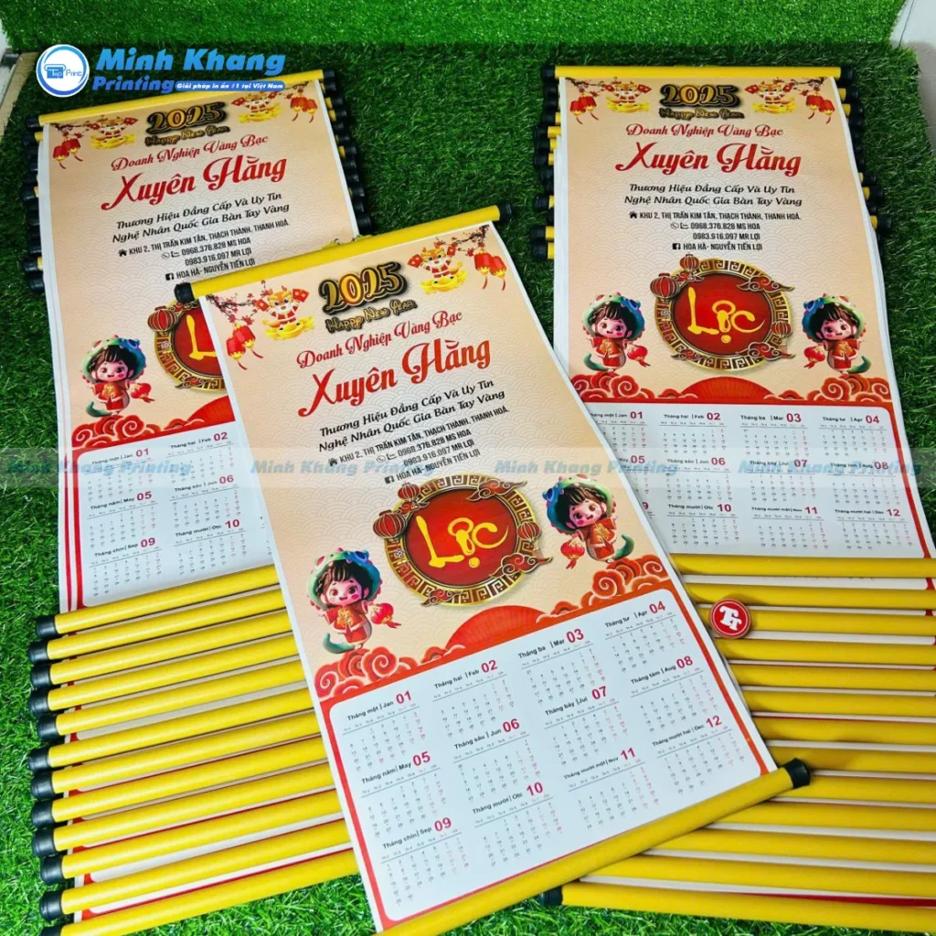 Lịch Treo Tường 1 Tờ Là Gì? Tại Sao Nên Lựa Chọn?