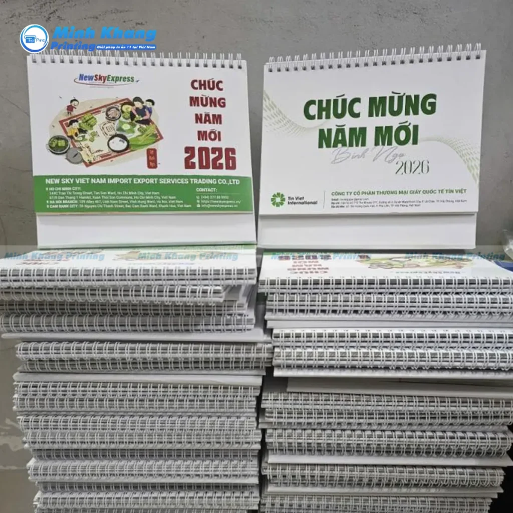 Quy Cách Và Chất Liệu In Lịch Để Bàn Chuẩn Chỉnh
