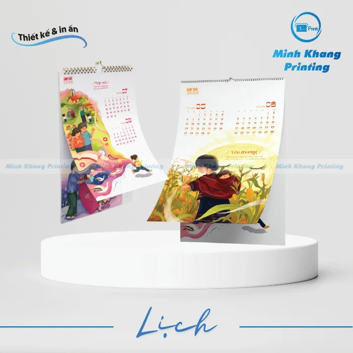 Top 50+ Mẫu Lịch Treo Tường 7 Tờ Đẹp & Báo Giá In Nhanh