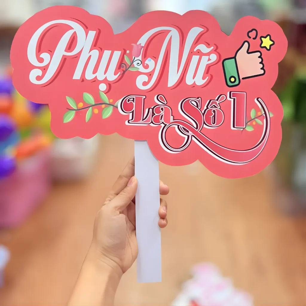 Mẫu slogan 8/3 hài hước khiến khách mời hào hứng check-in và chia sẻ lên mạng xã hội ngay