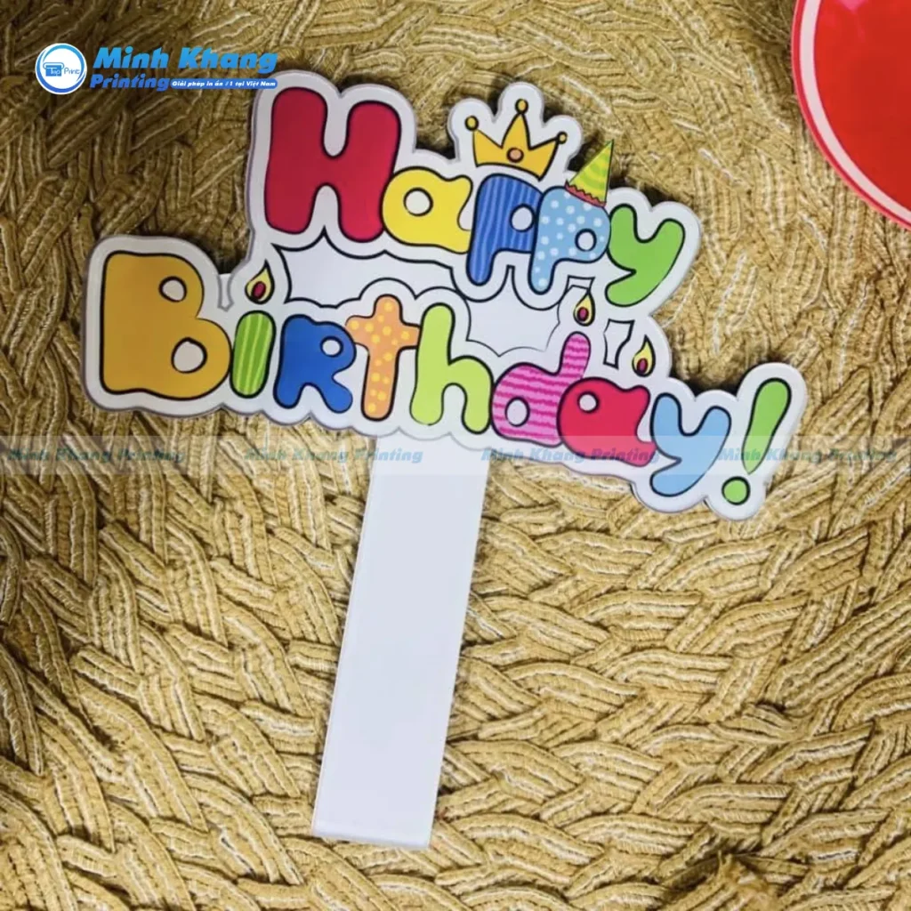 Mẫu hashtag sinh nhật cho bé trai với tone màu năng động 