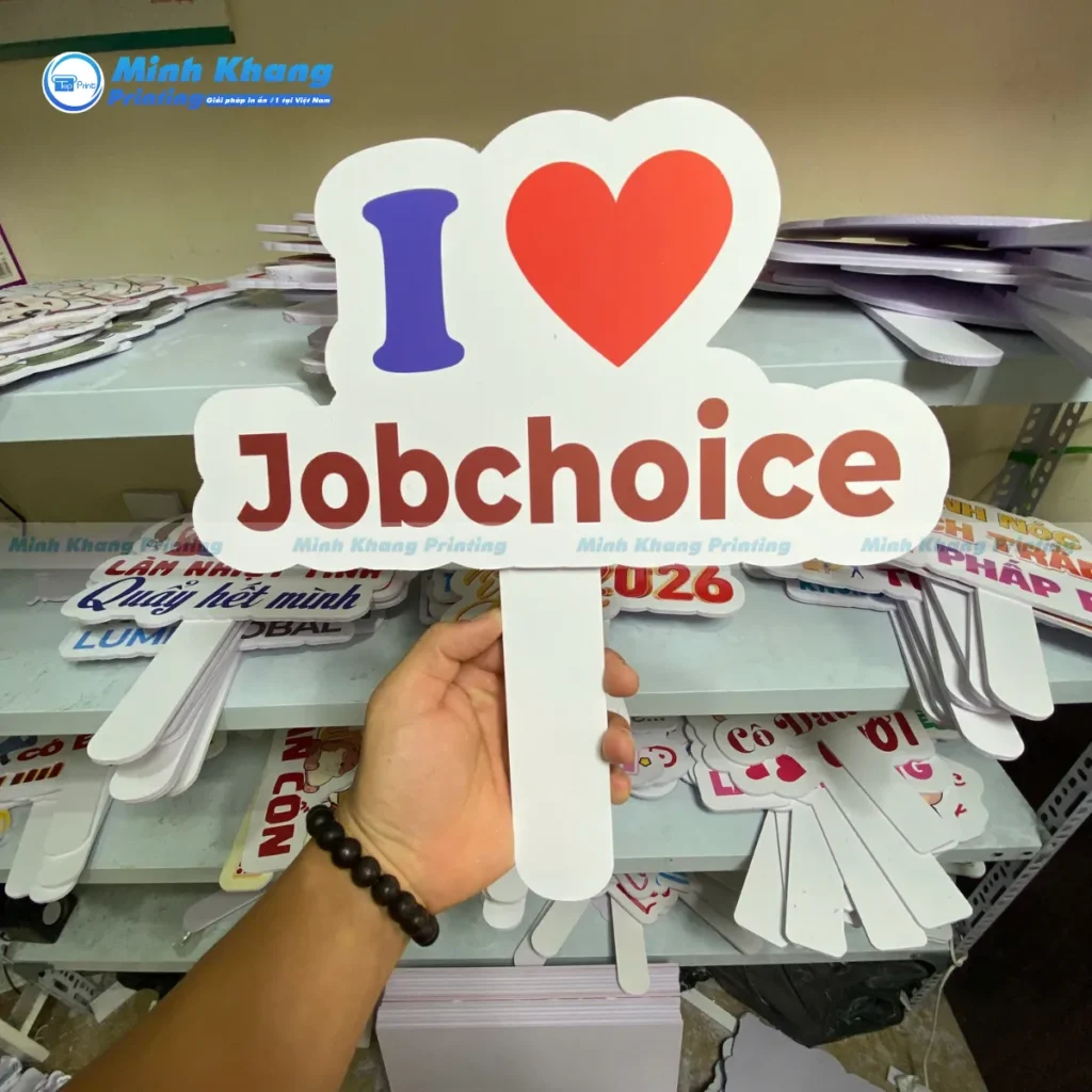 Mẫu bảng cầm tay Iove Job Choice đơn giản dễ dùng 