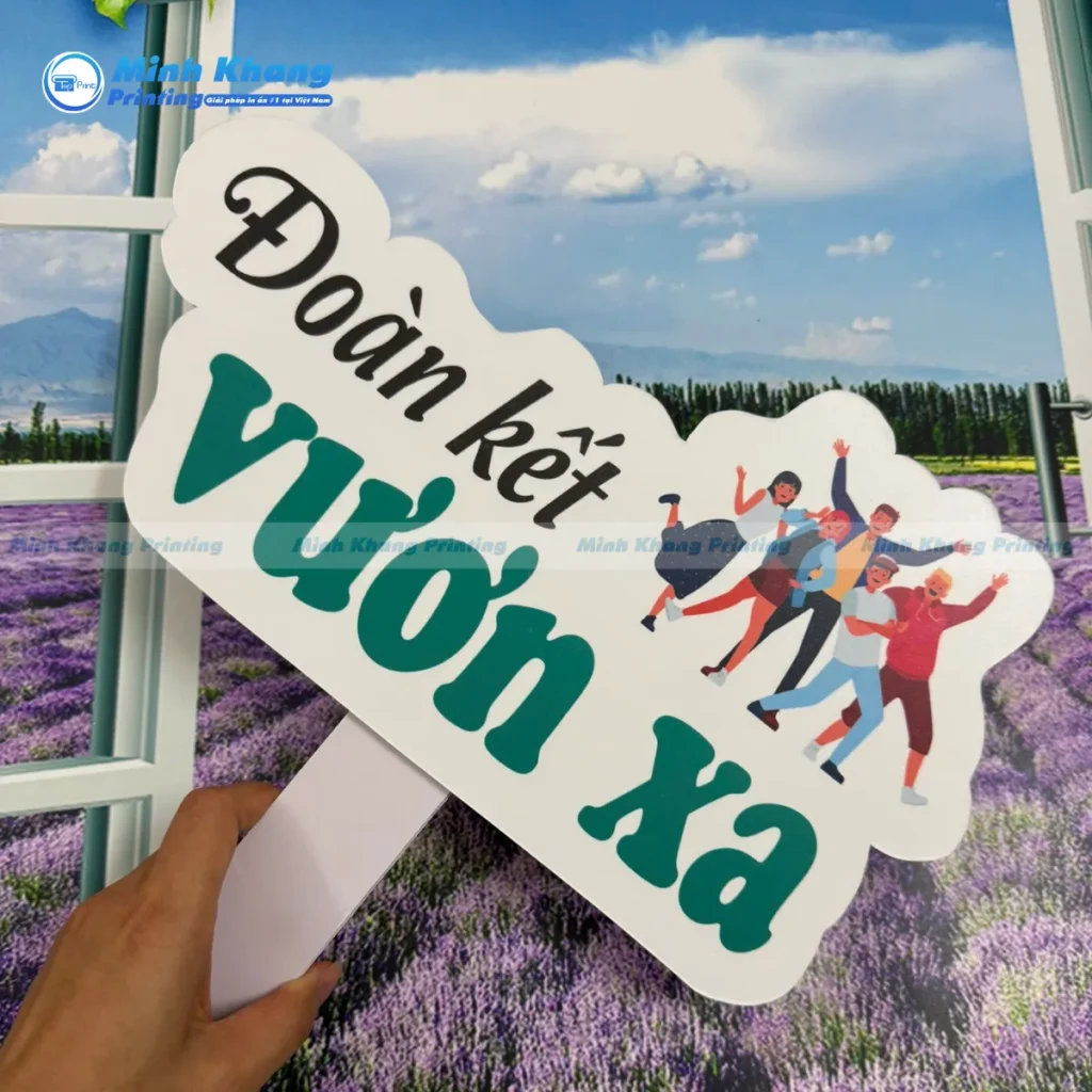 Mẫu hashtag chất liệu Formex dày 5mm đảm bảo độ bền bỉ cao, không lo bị cong vênh