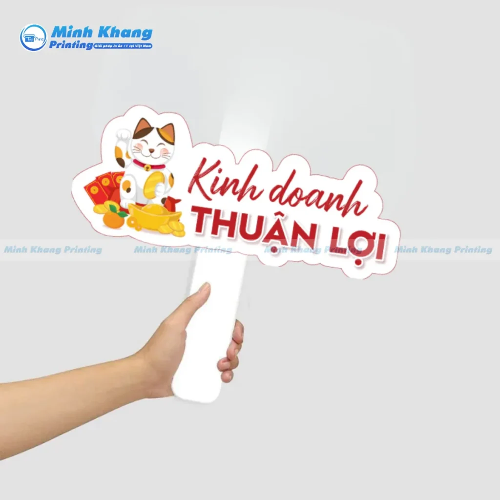 Mẫu hashtag cầm tay sự kiện khai trương kinh doanh thuận lợi