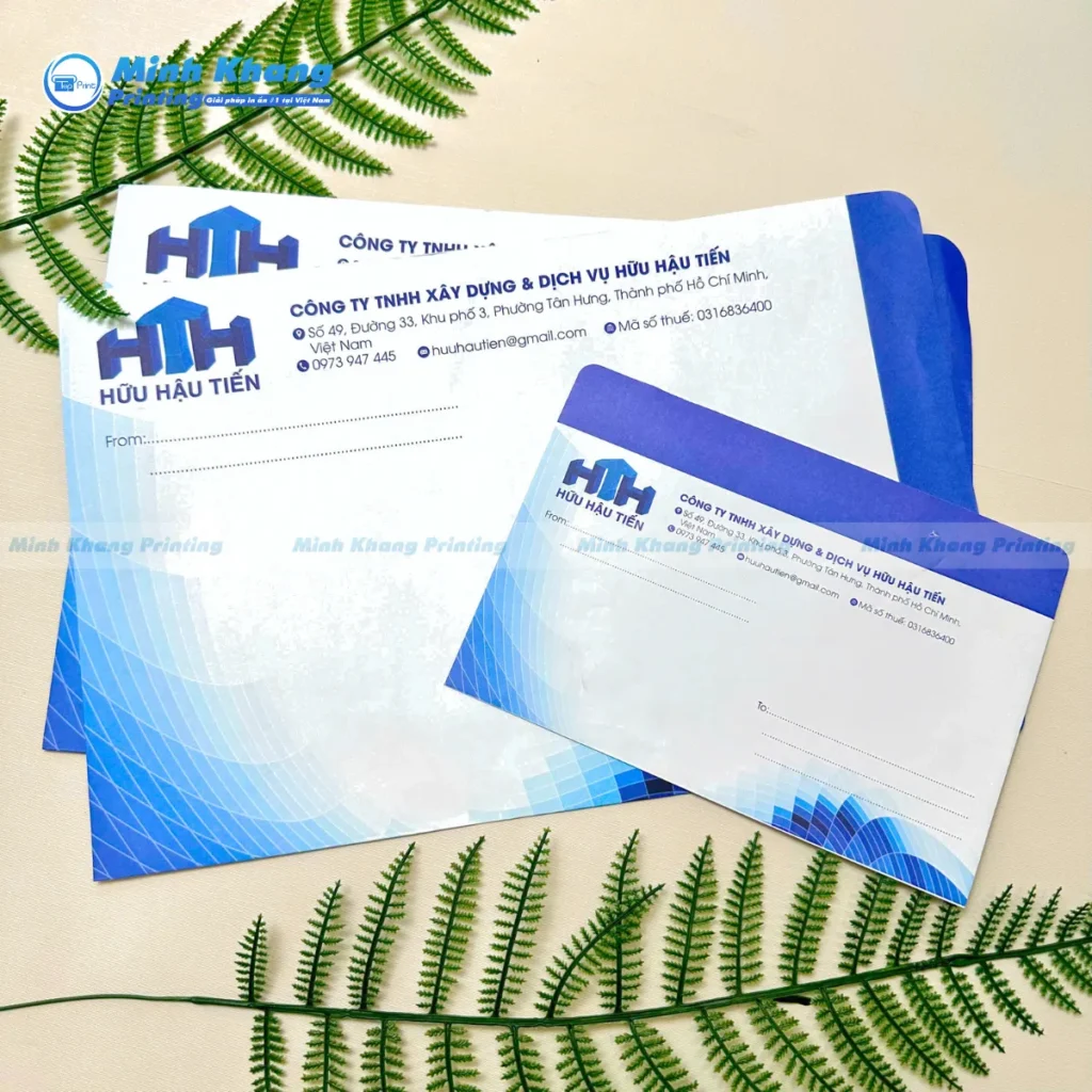 Chất Liệu Giấy, Công Nghệ In Ấn & Quy Trình Gia Công In Phong Bì Chuyên Sâu