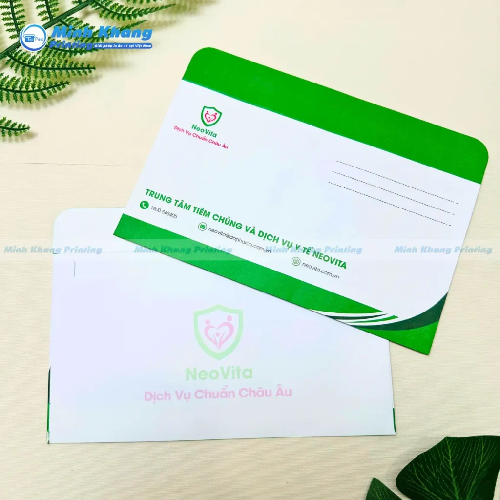 In Phong Bì A6 Kích Thước 12x22cm