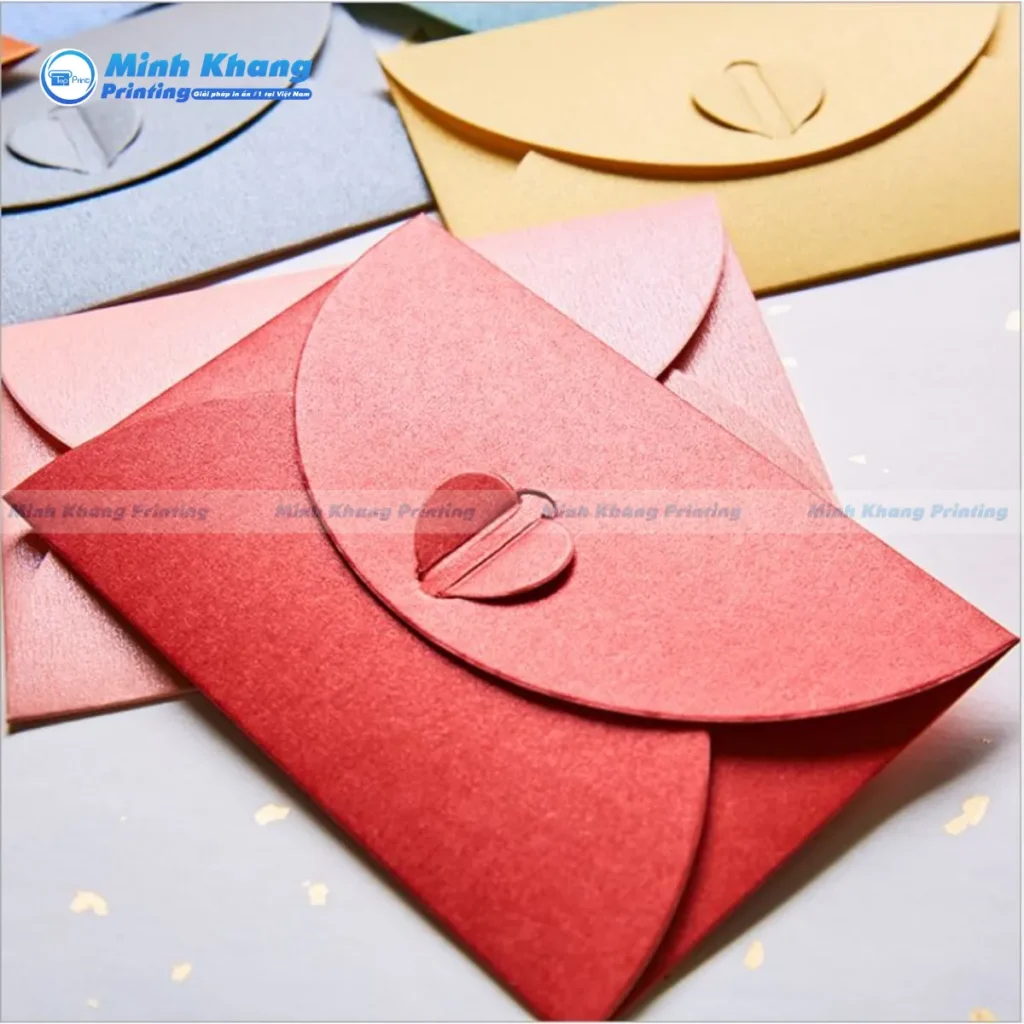 Mẫu phong bì nắp gài kích thước A5 cực kỳ phù hợp để đựng thiệp mời sự kiện
