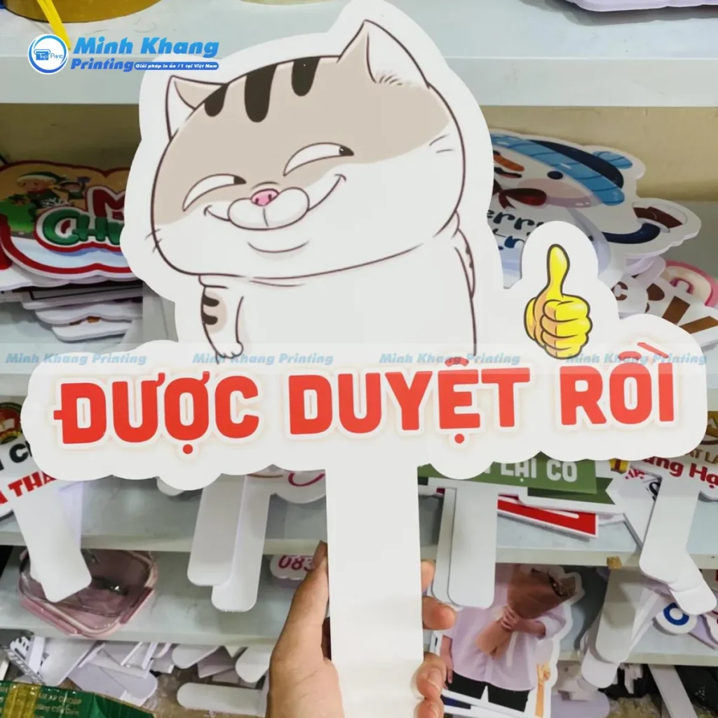 Mẫu hashtag công ty cute với hình meme Ami bụng bự