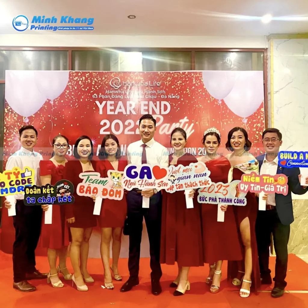 Tiêu Chuẩn Kỹ Thuật In Ấn Hashtag Sự Kiện Cầm Tay Chuẩn