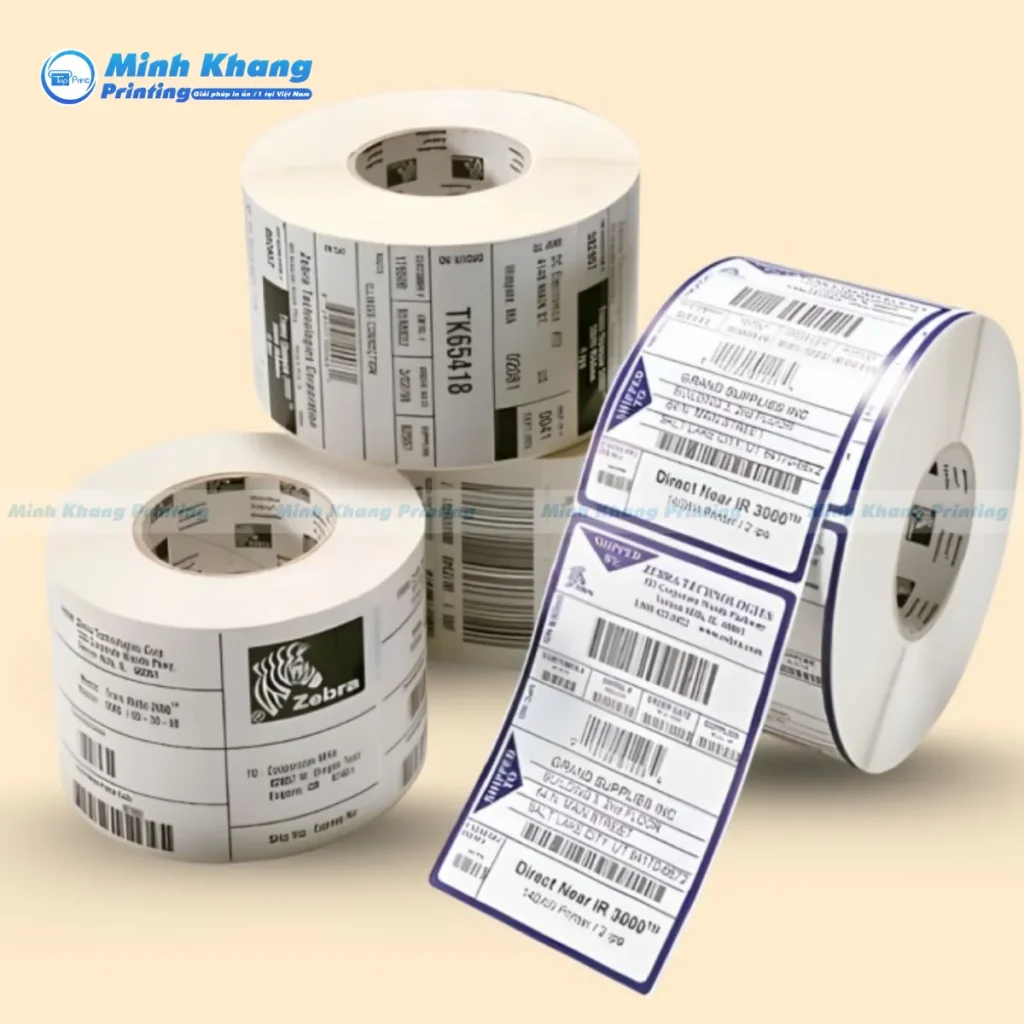 Mẫu decal cuộn in flexo sắc nét giúp giữ độ bền màu hoàn hảo dưới ánh nắng