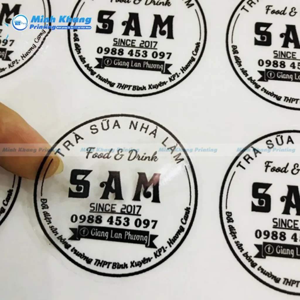 Quy Cách In Logo Dán Ly Nhựa Sao Cho Phù Hợp, Bền Lâu
