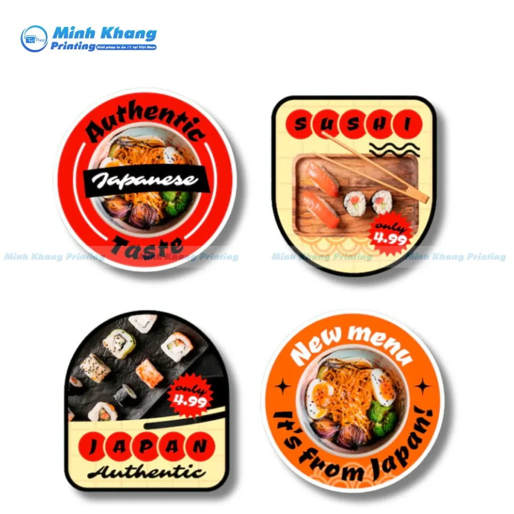 Các Loại Logo Dán Phổ Biến Nhất Cho Nhà Hàng