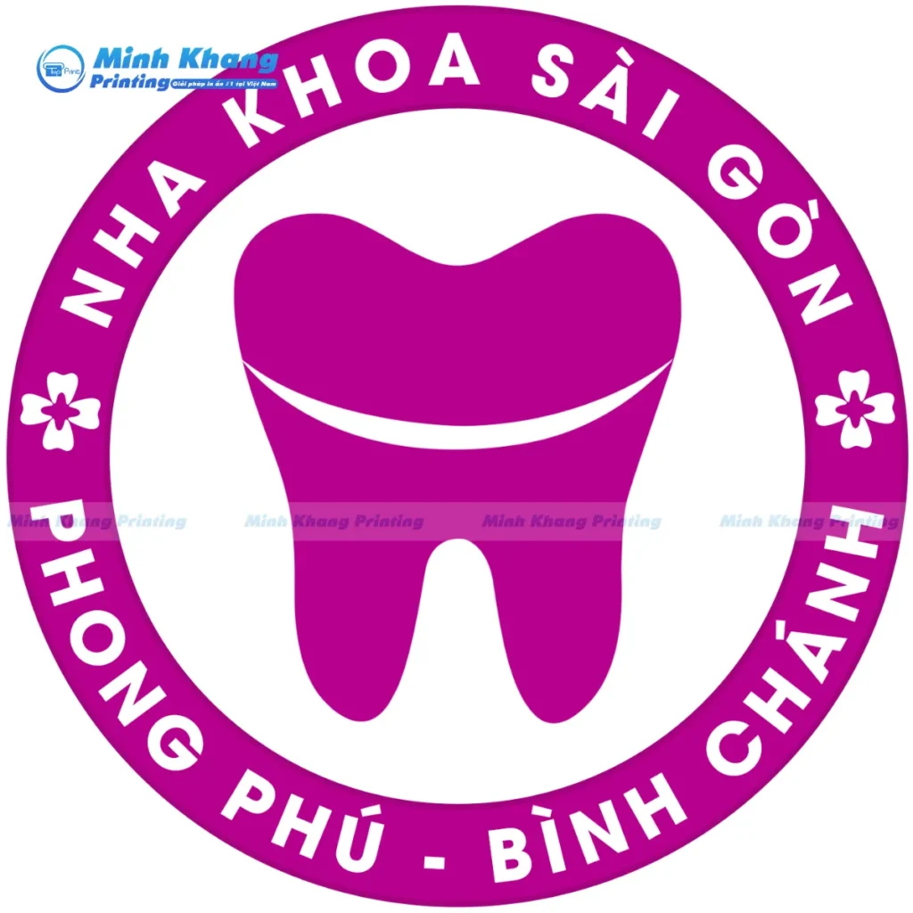 Mẫu thiết kế logo nha khoa tối giản giúp việc in ấn trên mọi chất liệu trở nên dễ dàng hơn