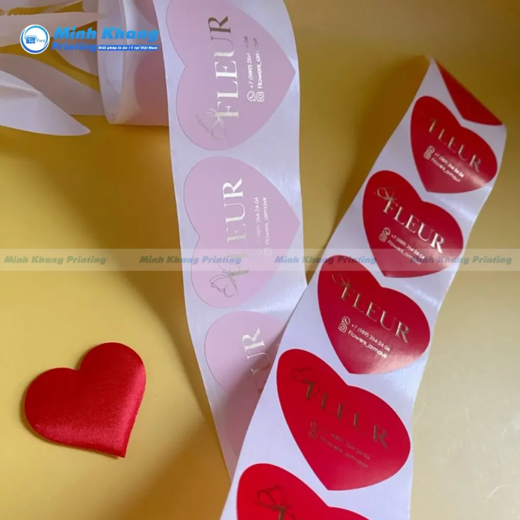 Chất Liệu Và Công Nghệ In Logo Shop Quần Áo Dùng Để Dán, Niêm Phong 