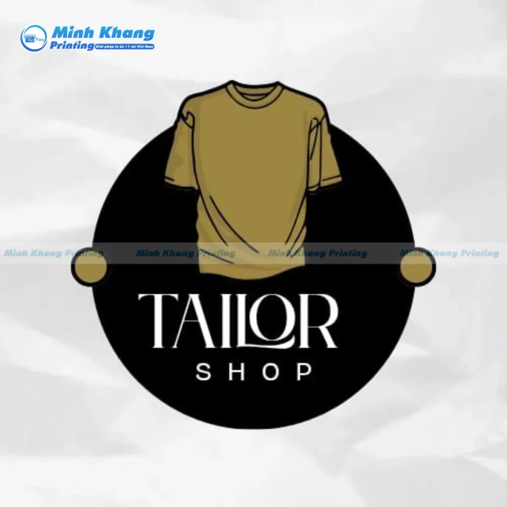 Mẫu thiết kế tem dán logo áo thun nam công sở mang đậm phong cách nam tính