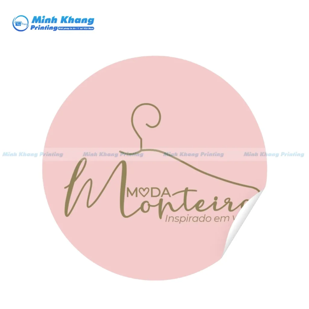 Chất Liệu Và Công Nghệ In Logo Shop Quần Áo Dùng Để Dán, Niêm Phong 