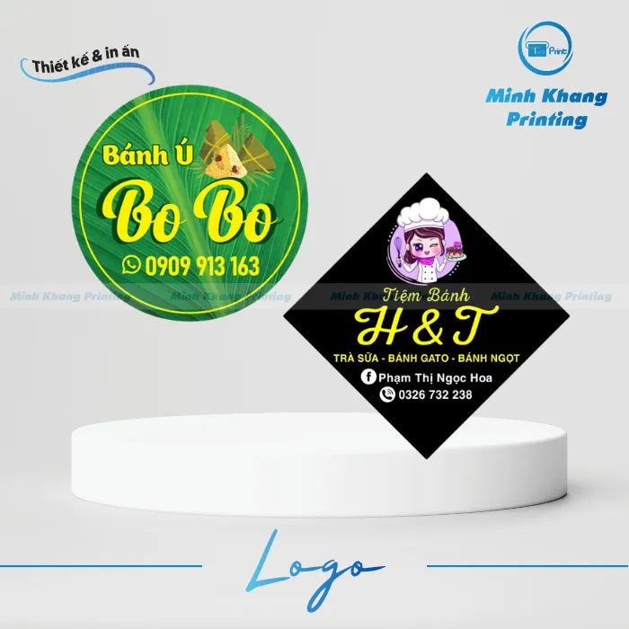 logo tiệm bánh