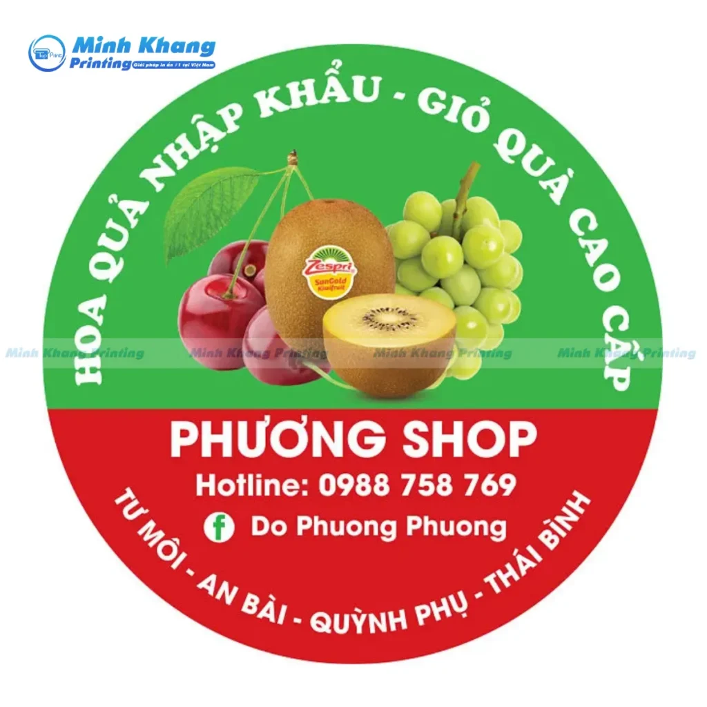 Những Lưu Ý Quan Trọng Trong Quy Cách Để In Logo Trái Cây Đẹp