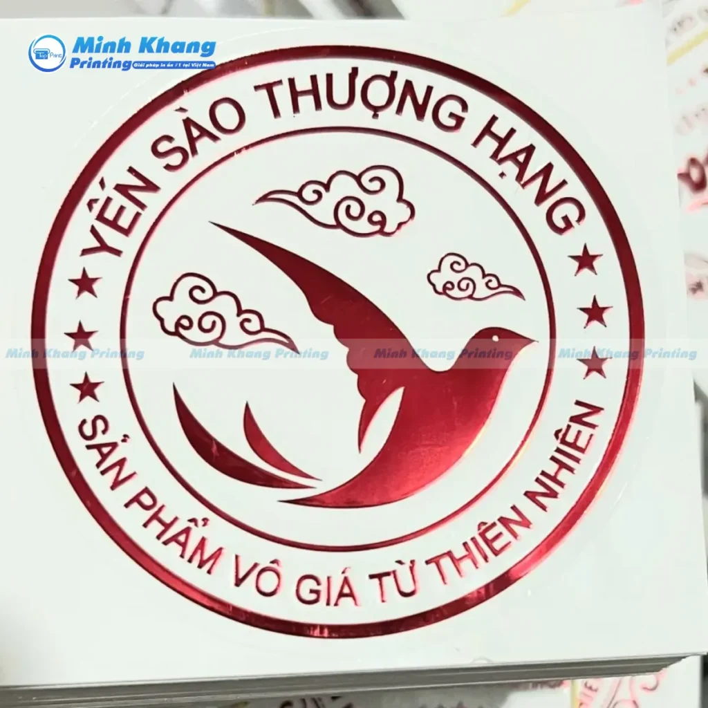 Mẫu biểu tượng yến sang trọng khắc họa hình ảnh chim bay tôn vinh hoàng gia Việt