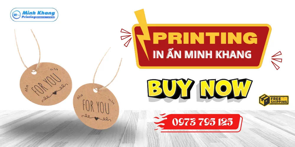In Tag Giấy Kraft Đẹp, Giá Rẻ Tại TPHCM & Hà Nội