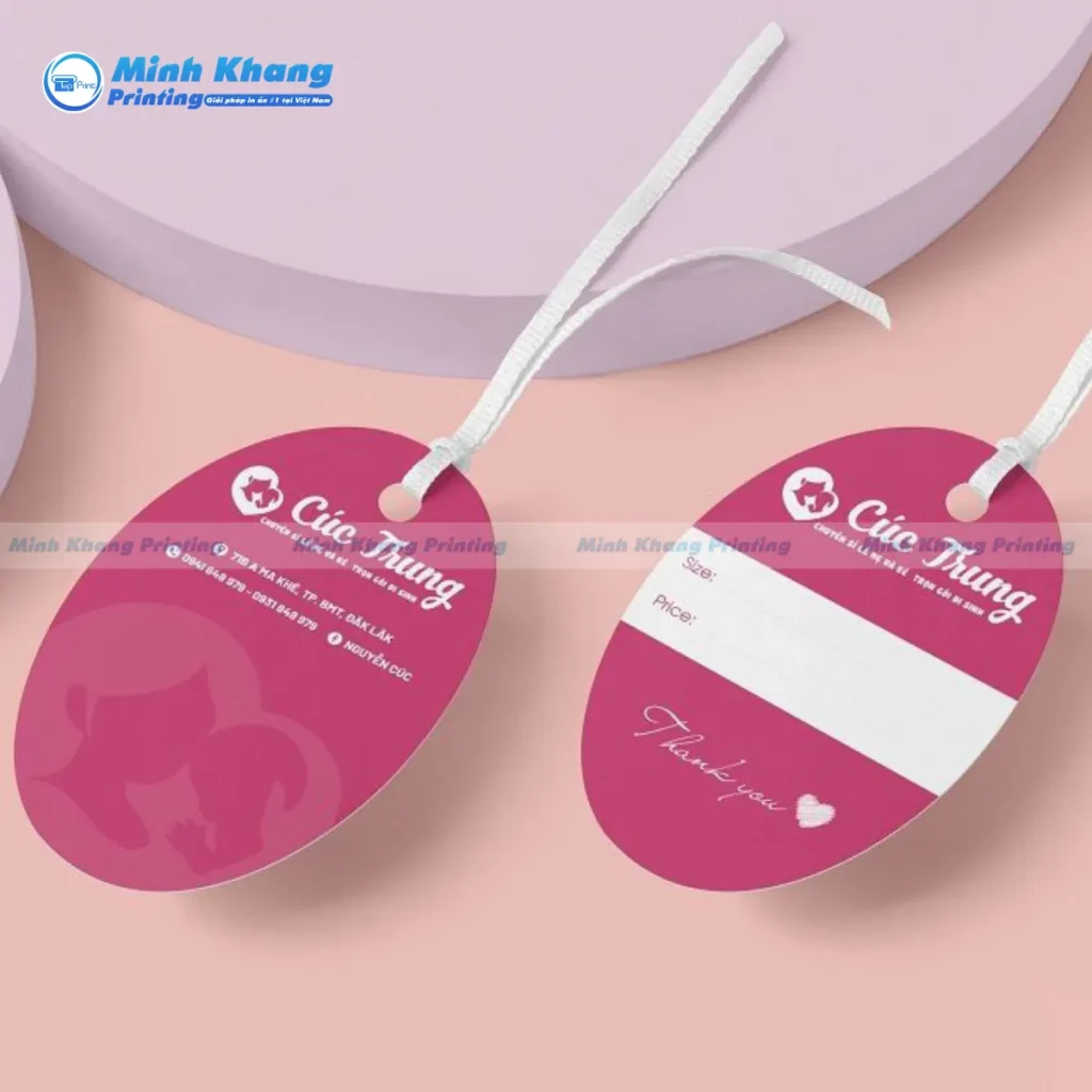 Bí Quyết Thiết Kế Và In Tag Hình Oval Tiết Kiệm, Không Lãng Phí