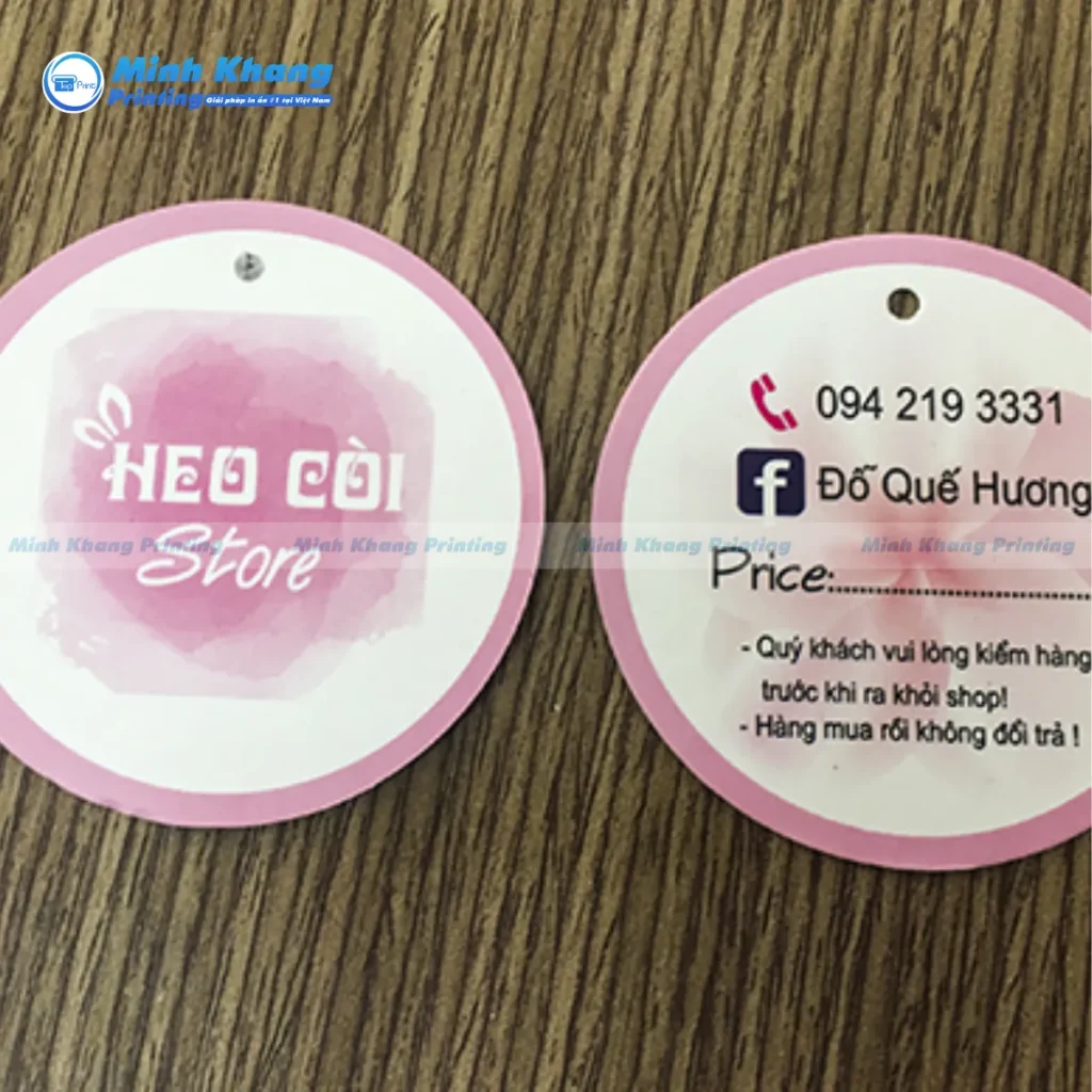Mẫu mác tròn thiết kế tối giản cùng tông màu pastel rất phù hợp cho mỹ phẩm