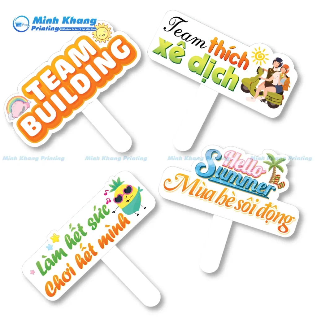 Mẫu hashtag team building mang phong cách mùa hè