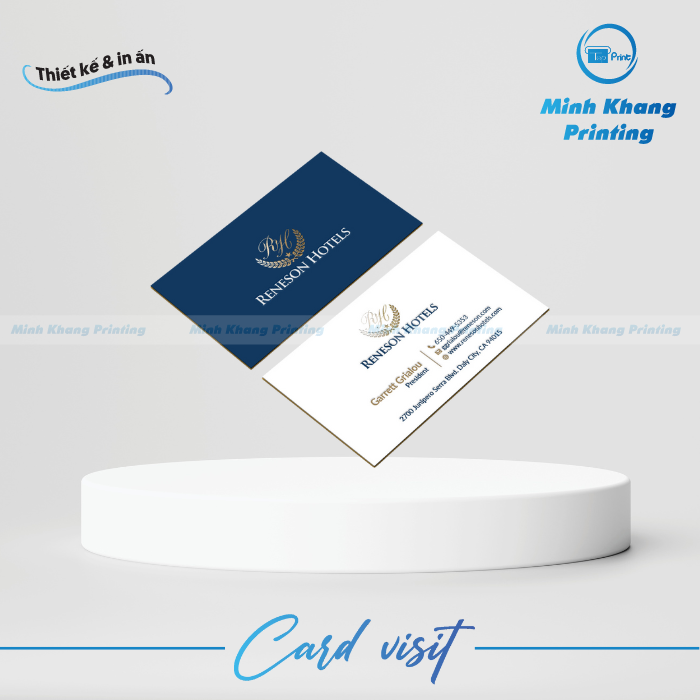 20 Mẫu Name Card Khách Sạn - Hotel Card Visit Đẹp