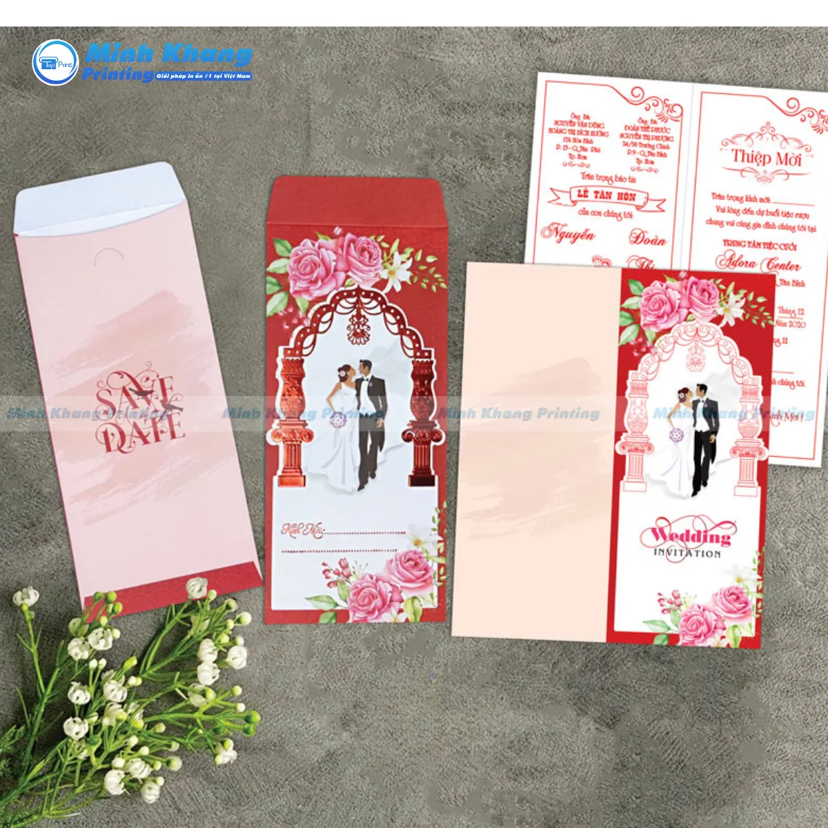 50+ Mẫu Bao Thư Thiệp Cưới Sang Trọng & Xu Hướng Mới 2026