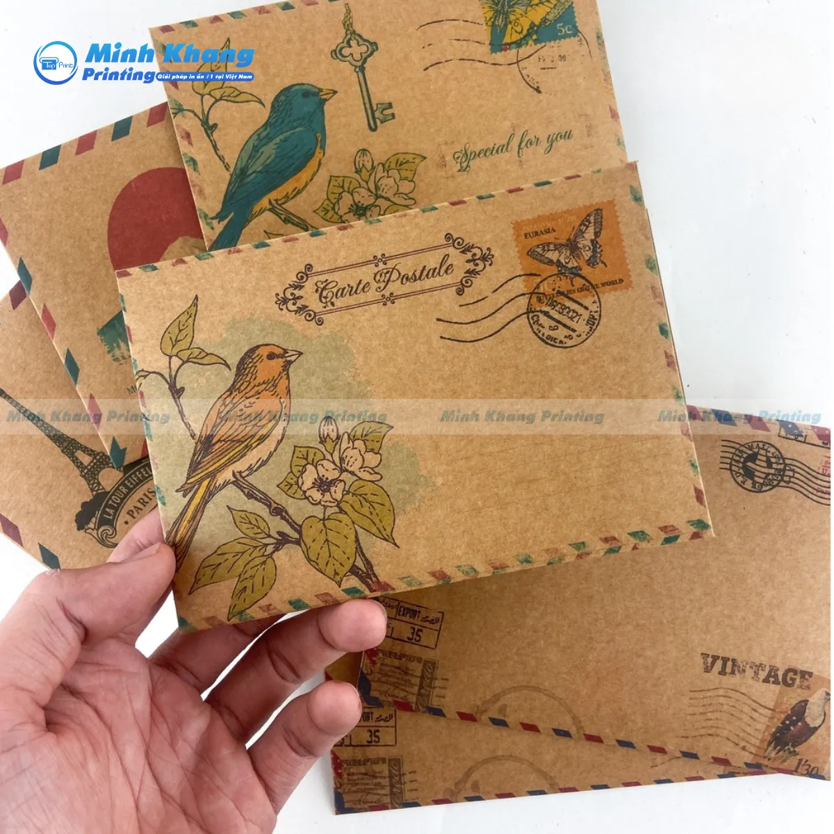 34+ Mẫu Bao Thư Vintage Giấy Kraft A4 A5 Đẹp & Chất Lượng