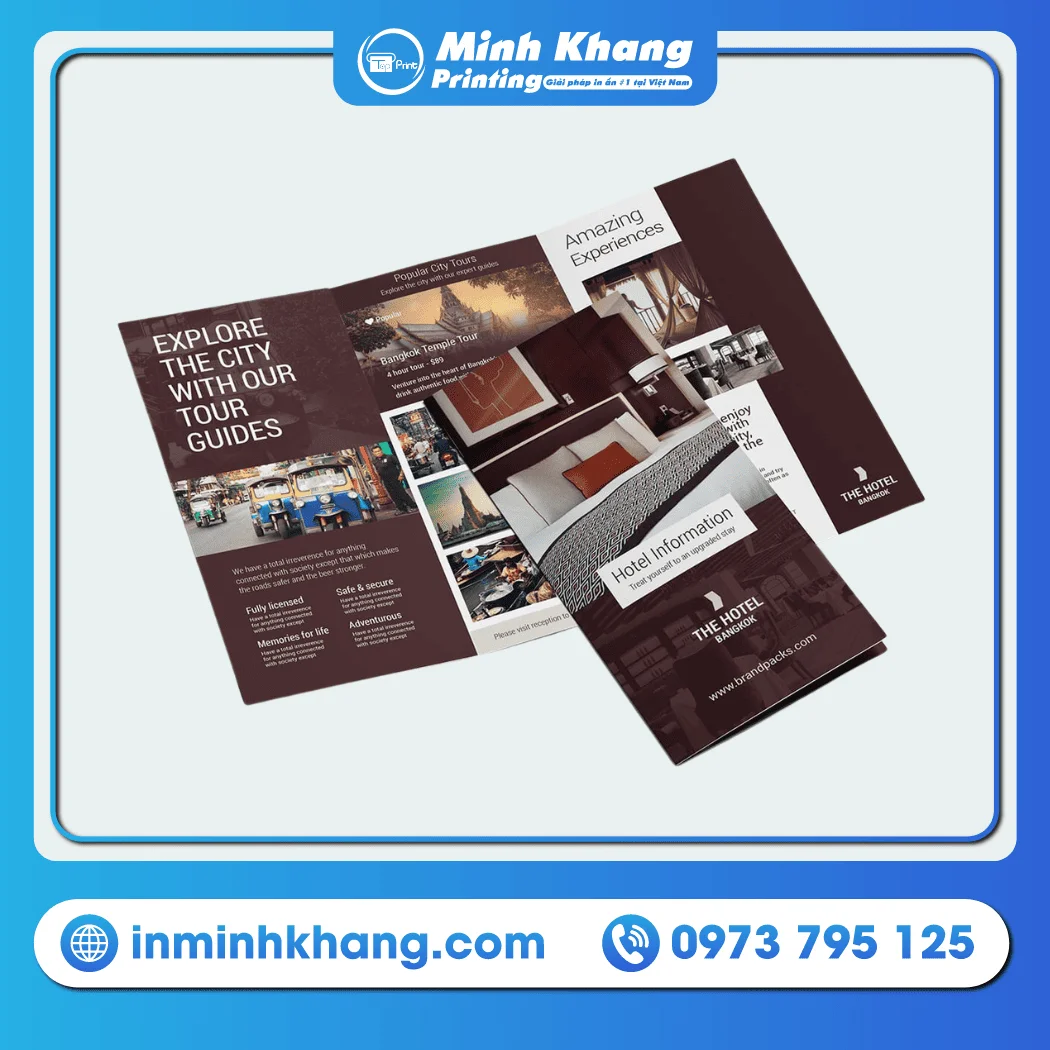 101+ Mẫu Brochure Khách Sạn Đẹp 4 Sao, 5 Sao Đẳng Cấp