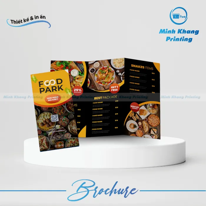 63+ Mẫu Brochure Menu Gấp 2, Gấp 3 Độc Đáo